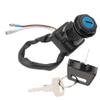 Motorcycle Ignition Key Switch Door Lock Compatible with Bayou 300 KLF300B KLF300C 400 KLF400B 4x4 220 KLF220A KEF300B view 3
