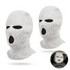 Fiknonk 2 PCS Headrest Covers, Funny Full Face Mask Design, Soft Stretchable Anti-scratch Protector for Front Seats, Universal for Most Cars, Trucks, SUVs (White) view 1