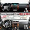 RONGzhu Leather Car Dashmat Dash Mat Cover Dashboard Pad Carpet,Fits for Nissan Patrol ST Y61 V Pickup Car-Styling Accessories view 2