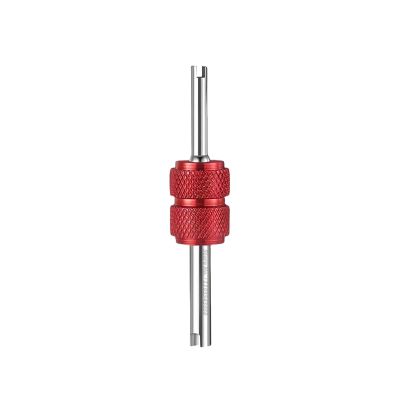 DRESI Tire Valve Core Stems Remover Screwdriver Auto Truck Wheel Repair Tool Dual Use Car Accessories Tire Remover(Red)