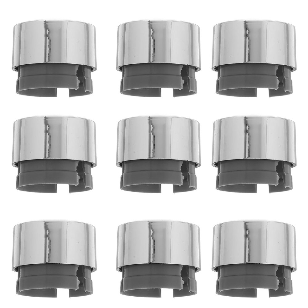 SOPOTUTU 12pcs Silver Plastic Lug Nut Cap Covers Compatible with Audi Q7 T5 Car Wheel Screw Caps Protective Bolt Covers for Automotive Wheels