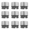 SOPOTUTU 12pcs Silver Plastic Lug Nut Cap Covers Compatible with Audi Q7 T5 Car Wheel Screw Caps Protective Bolt Covers for Automotive Wheels view 1