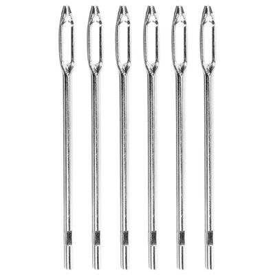 Veemoon 6pcs Tire Repair Needle Kit with Split Eye Replacement Car and Motorcycle Puncture Plug Tools for Tire Maintenance