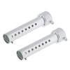 Leefasy 60mm Stainless Steel Motorbike Exhaust Insert Baffle 2pack view 1