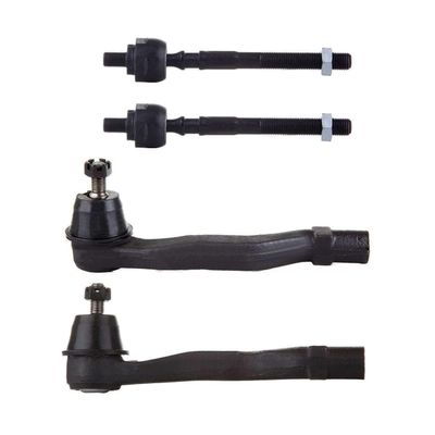 Ykxczma Tie Rod End Inner Outer 4pcs for Honda Civic 1996-2000