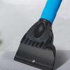 HOOTNEE 2pcs Car Ice Scraper and Snow Removal Shovel Set, Black and Blue, Multifunctional Frost Remover for Winter Auto Snow Cleaning and Windshield Defrosting view 4