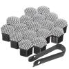 Bling Lug Nut Covers 20pcs Plastic Silver Car Wheel Caps view 1