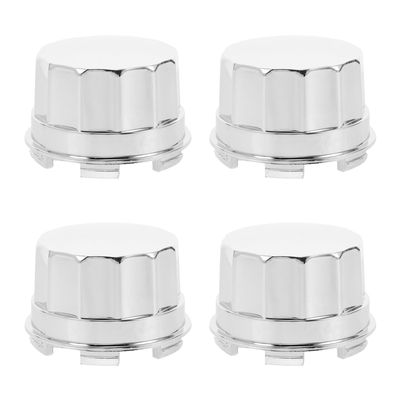 Parliky 4pcs Wheel Lug Nut Covers and Trailer Hub Caps Flat Head Car Wheel Hub Screw Caps for Off-Road Vehicles Compatible with Golf Cart
