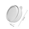 Car Blind Spot Auxiliary Mirrors 1 Pair Plastic White for Side Mirrors view 2