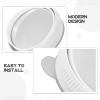 Car Blind Spot Auxiliary Mirrors 1 Pair Plastic White for Side Mirrors view 3