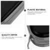 Abaodam Portable 40 Capacity CD Disc Storage Holder Zipper Case Black Car DVD Organizer Pouch for Travel and Home Audio Accessories view 3