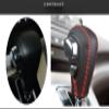 BUVXDIOU Compatible with Honda 2012-2014 CR-V Hand Sewing DIY Hand Stitched Car Leather Gear Shift Knob Cover Anti-Slip Breathable Shift Knob Protector view 3