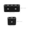 Gogogmee 3 Pcs Automotive Wire Clips Car Fastener Set Spark Plug Wire Separator Divider Aluminum Alloy Electrical Cord Management Clamps for Engine Bay view 2