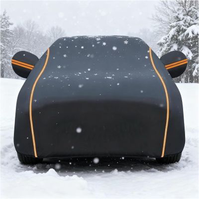Waterproof Car Cover for Toyota Blizzard Soft Top 1985-1994, Full Car Covers with Door Zipper Outdoor Large Auto Cover Scratchproof Snow Rain UV Dust Resistant
