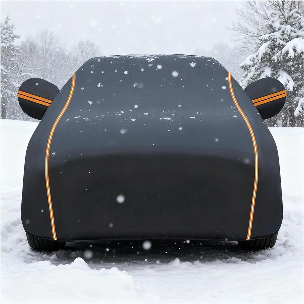 Waterproof Car Cover for Toyota Blizzard Soft Top 1985-1994, Full Car Covers with Door Zipper Outdoor Large Auto Cover Scratchproof Snow Rain UV Dust Resistant