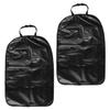 FIXOSHEE 2pcs Black Waterproof Car Seat Kick Protectors for Backseat Car Seat Shields Sturdy Pads for Travel and Family Use view 1