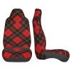 CYQRNET Wallace Tartan Red Black Plaid Seat Cover Car Front Seat Protection Cover Suitable for Sedans, Suvs, and Trucks view 3