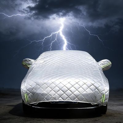 Hail Car Cover for Mini Cooper 5 Door (2014-2025),Anti-Hail Half Car Covers with Cotton Lining, Outdoor Waterproof,All-Weather,Thickened Hail Blanket,Scratchproof l0406