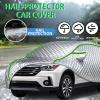 Hail Protector Car Cover for Toyota Prius (2016-2022),Anti-Hail Car Cover Heavy Duty 5 Layers Thicken Covers Full Exterior Rain Snow Proof Outdoor(Sliver) ag6j view 3