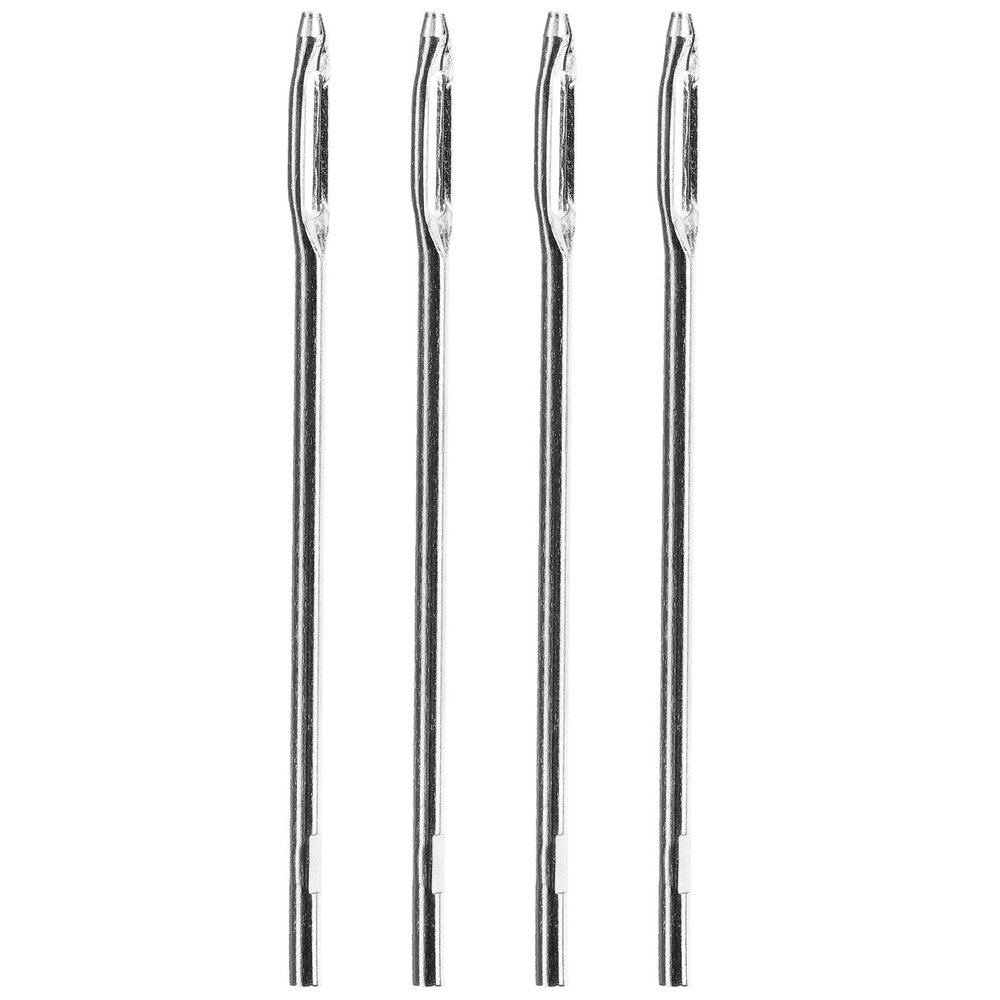 HONMEET 4pcs Automotive Tire Repair Tools Tire Plug Kit Split Eye Needles for Car and Bike Wheel Patch Accessories