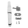 HAPINARY Rv Cabinet Handle and Keyless Lock Set, Trailer Drawer Latch for Travel Trailer and Marine Furniture, Chrome Curved Camper Door Lock Upgrade for Caravan Storage Security view 1