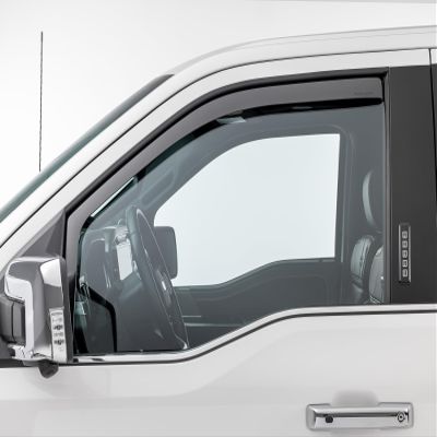WeatherTech Custom Fit Side Window Deflectors for Chevrolet Blazer (80944IMB), Matte Black
