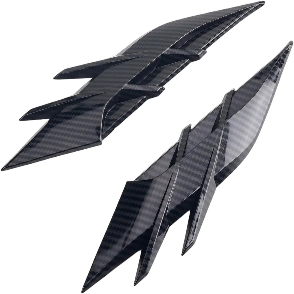 H-Quenby 2Pcs Headlight Eyebrow Trims for Mazda CX-5 2017-2025, Front Eye Lid Covers Sleek Exterior Decoration Stickers