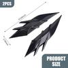 H-Quenby 2Pcs Headlight Eyebrow Trims for Mazda CX-5 2017-2025, Front Eye Lid Covers Sleek Exterior Decoration Stickers view 3