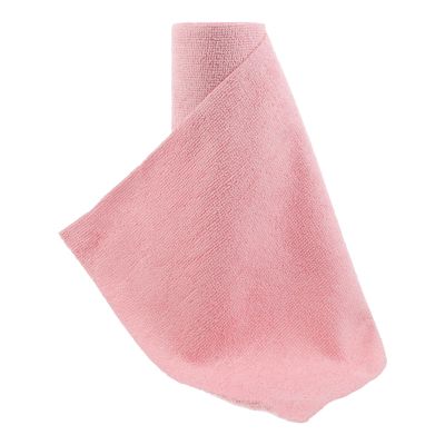 OSOLADY Microfiber Car Drying Cloth Tear-Away Roll, Ultra Absorbent Washable Wipes for Automotive Detailing and Car Wash, Light Red Reusable Paper Towels for Garage Use