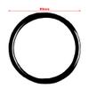 FSFY 4Pcs Carbon Fiber+Epoxy Coating(Soft)+Epoxy Coating(Soft)+Suede Ring Cover Trim Water Cup Holder Suede Black Round For BMW 3 Series E36 94-1996 view 3