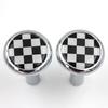 Door Lock Knob Stickers Car Interior Decoration Accessories for Mini Cooper F Series 2014-2024 (Checkered) view 1