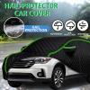 Hail Car Cover for Toyota Sequoia (2001-2007),Hail Protector Car Cover Anti-Hail Heavy Duty 5 Layers Thicken Covers Full Exterior Rain Snow Proof(Black) frer3 view 2
