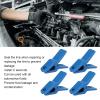 Ejoyous 4pcs Brake Line Stoppers, Anti Leakage High Impact Nylon Fluid Line Stoppers with Round Edges for Power Steering view 4