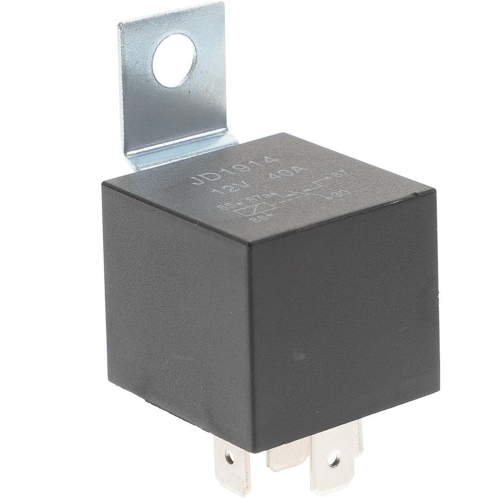 Garneck Car 12v 40a Waterproof 5-pin Starter Relay with Iron Bracket for Automotive Pump Control and Replacement Parts