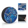 Turtle Blue Animals Abstract Spare Tire Cover Waterproof Dust-Proof Spare Wheel Covers Wheel Tire Storage Cover Universal Fit Camper Trailers RV SUV Truck Travel Trailers Accessories 14" 15" 16" 17" view 4