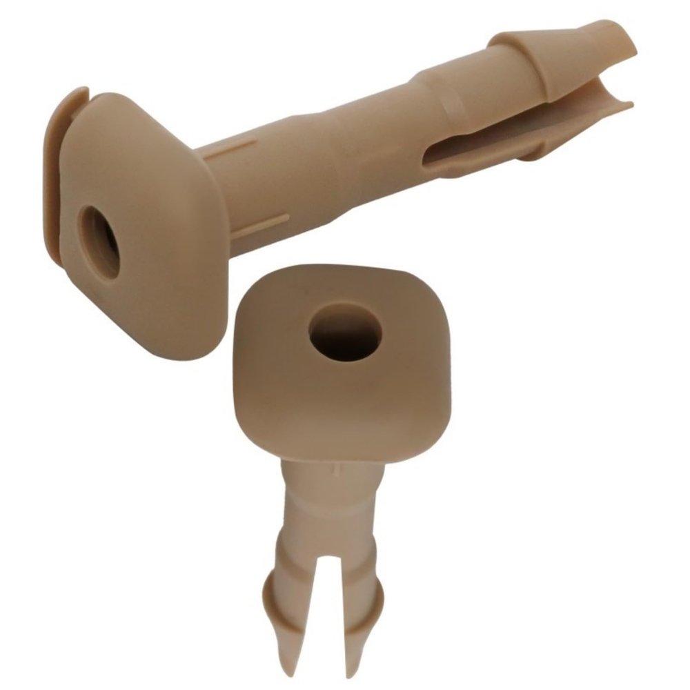 KAMRVLAAI Thick Wall 10mm Seat Headrest Guide Tube, Cold Impact Resistant Post Mount Collar for Passenger Car Commercial Vehicle, Precision Fit Mechanism Insert (Multiple Colors Available) (Beige)