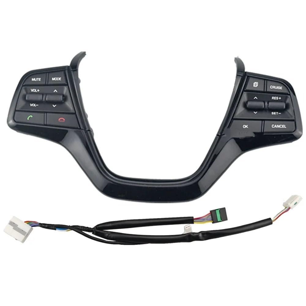 Compatible for Hyundai for Solaris 1.6L 2016-2022 Multi-Function Steering Wheel Cruise Control Button Switch Replacement Car Accessories Steering Wheel Buttons