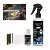 RAINPOT Headlight Restoration Kit, Headlight Restoration Spray with Protective Agent, Sponge and Cloth, Headlight Cleaner and Restorer Kit for Removing Oxidation, Yellowing and Haze (1 Set) view 1
