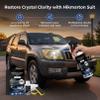 RAINPOT Headlight Restoration Kit, Headlight Restoration Spray with Protective Agent, Sponge and Cloth, Headlight Cleaner and Restorer Kit for Removing Oxidation, Yellowing and Haze (1 Set) view 2
