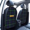 Bgscvir Clan Rose Hunting Tartan Car Seat Back Protector with Storage Pocket - 2 Pack Kick Mats, 600d Oxford Fabric for SUV, Truck,Sedan view 3