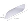 Abaodam Extra Long Frameless Auto Blind Spot Mirror 2pcs Wide Angle Rear View Mirror for Trucks and Cars White view 2