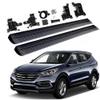 Deployable Electric Running Board Side Step Fits for Hyundai Santa Fe 2012-2018 with Magnetic Control All Black Aluminum Running Boards Intelligent with Anti-Pinch view 1