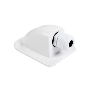 TEVSJG Single Wire Entry Gland Box Solar Panel Roof Wire Entry Gland Box Cable Motorhome White Single Hole RV Yacht Car Accessories(Single Hole White)