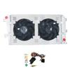 3 Core Radiator + Shroud Fan Replacement for 2001-2005 Chevy Silverado/GMC Sierra 2500hd 3500 6.6L Aluminum Engine Cooling Radiators 2002 2003 2004 view 1
