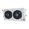 3 Core Radiator + Shroud Fan Replacement for 2001-2005 Chevy Silverado/GMC Sierra 2500hd 3500 6.6L Aluminum Engine Cooling Radiators 2002 2003 2004 view 2