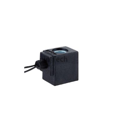 1pc 4V 110 Magnetic Valve Series Coil Electrical Solenoid Valve Coil DC24V AC220V Voltage Lead Type DIN43650C Valve Coil(4V110E,DC24V)