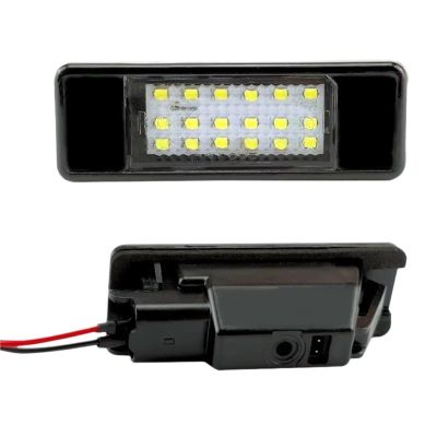 License Number Plate Lights Compatible With Peugeot 508 4D Sedan 2011-2014 508 SW 5D Station Car 2013 2014 607 4D Sedan 2004-2012 License Plate Light Number Lamp