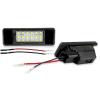 License Number Plate Lights Compatible With Peugeot 508 4D Sedan 2011-2014 508 SW 5D Station Car 2013 2014 607 4D Sedan 2004-2012 License Plate Light Number Lamp view 2
