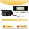 License Number Plate Lights Compatible With Peugeot 508 4D Sedan 2011-2014 508 SW 5D Station Car 2013 2014 607 4D Sedan 2004-2012 License Plate Light Number Lamp view 3