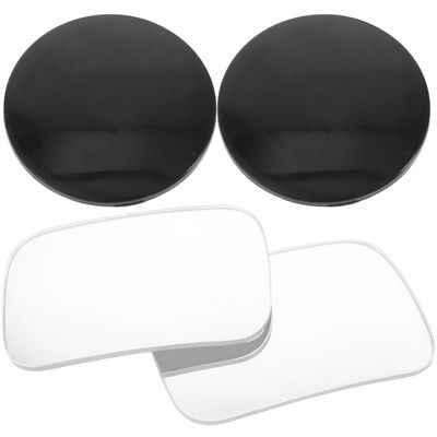 Zerodeko Blind Spot Mirrors 2pcs Frameless Convex Adjustable Side Rear View Car Accessories for Universal Vehicles Wide Angle Safety Driving